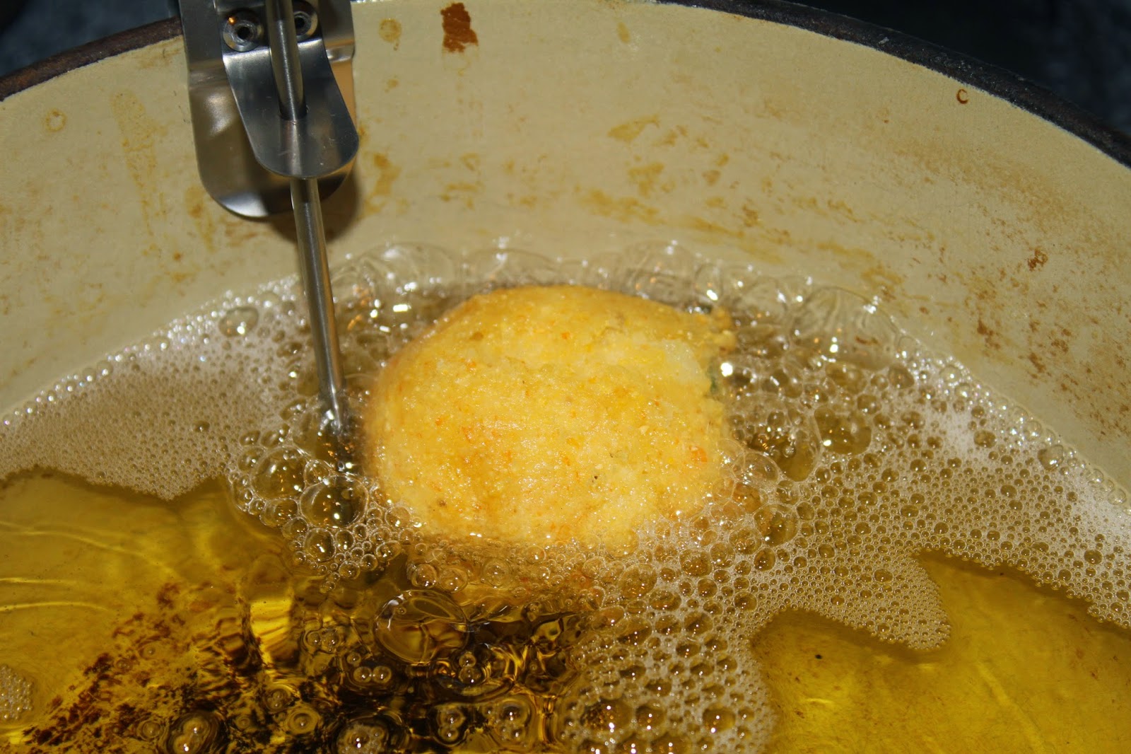 Ox and Brock Wild Ramp and Crab Stuffed Hushpuppies with Green Goddess